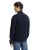 Granatowa bluza męska zapinana na zamek ze stójką Tom Tailor Sweat Jacket - widok z tyłu