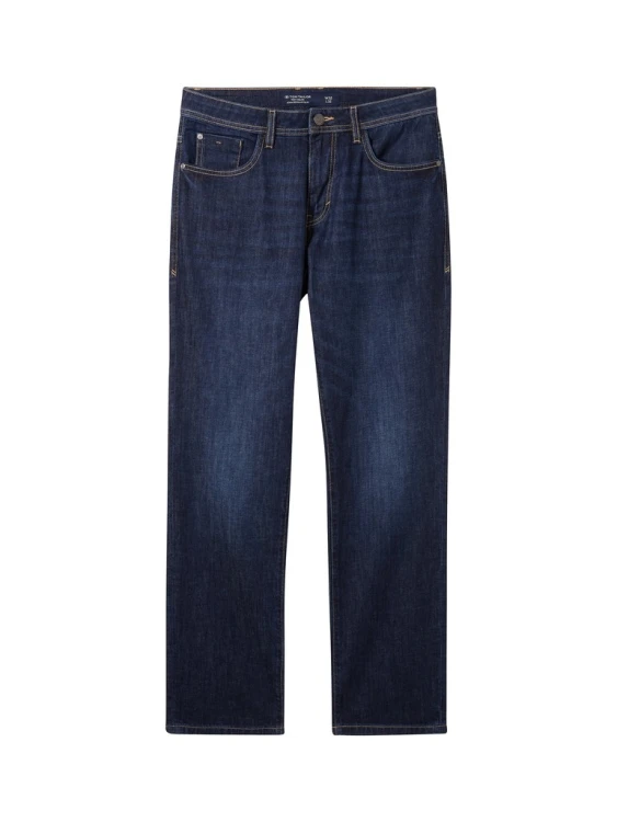 Jeansy męskie niebieskie Tom Tailor Josh Ultra Light Denim - ułożone na płasko