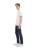 Jeansy męskie niebieskie Tom Tailor Josh Ultra Light Denim - widok z boku na całym modelu