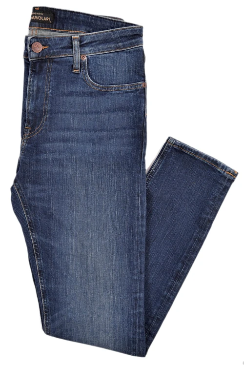 Lee Malone Skinny Dark Worn jeansy męskie rurki - widok na nogawki
