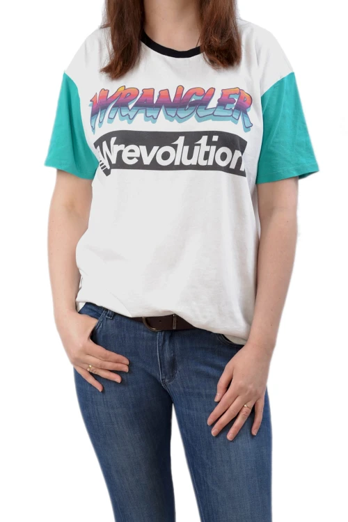 Koszulka damska luźna Wrangler Wrevolution Tee t-shirt