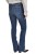Wrangler Avery Authentic Blue jeansy damskie dzwony niebieskie - widok z tyłu