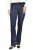 Lee Hoxie Skinny Summer Night granatowe jeansy damskie dzwony - widok z przodu