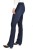 Lee Hoxie Skinny Summer Night granatowe jeansy damskie dzwony - widok z lewego boku