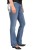 Lee Hoxie Skinny Boot Cool Daze niebieskie jeansy damskie dzwony - widok z prawego boku