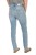 Wrangler Boyfriend Glaston jasne jeansy damskie bez streczu - widok z tyłu