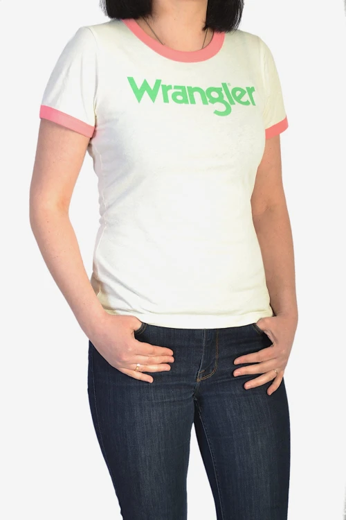 Wrangler Ethereal Yellow t-shirt damski regular
