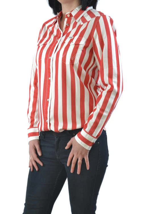 Wrangler Formula Red koszula damska w paski