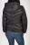 Wrangler Short Puffer Black kurtka damska czarna pikowana z kapturem - widok z tyłu