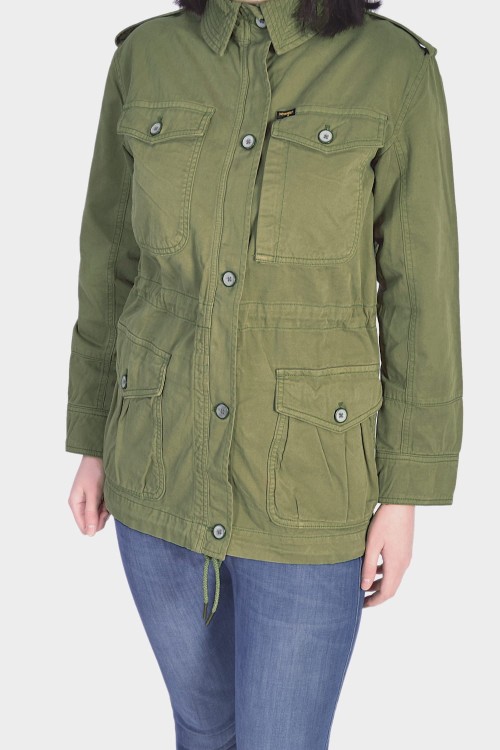 Wrangler Field Jacket Dusty Olive kurtka damska oliwkowa