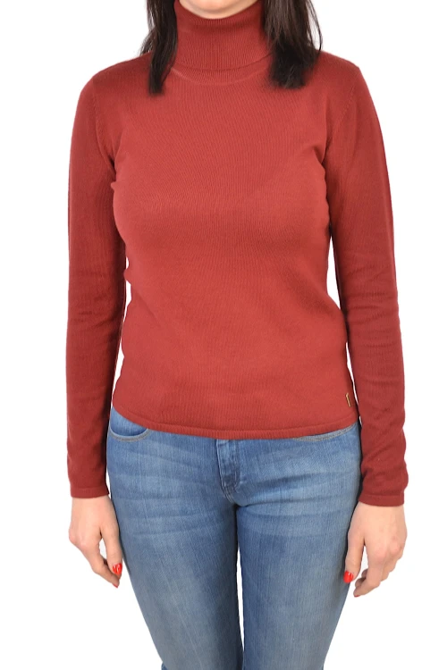 Wrangler Turtle Neck sweter damski golf dopasowany slim