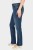Wrangler Sara Narrow Regular Waist Navy Sea jeansy damskie proste - widok z boku