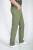 Wrangler Arizona Stretch Dusty Green oliwkowe spodnie męskie materiałowe - widok z boku
