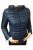 Wrangler Nylon Jacket Navy granatowa kurtka damska pikowana