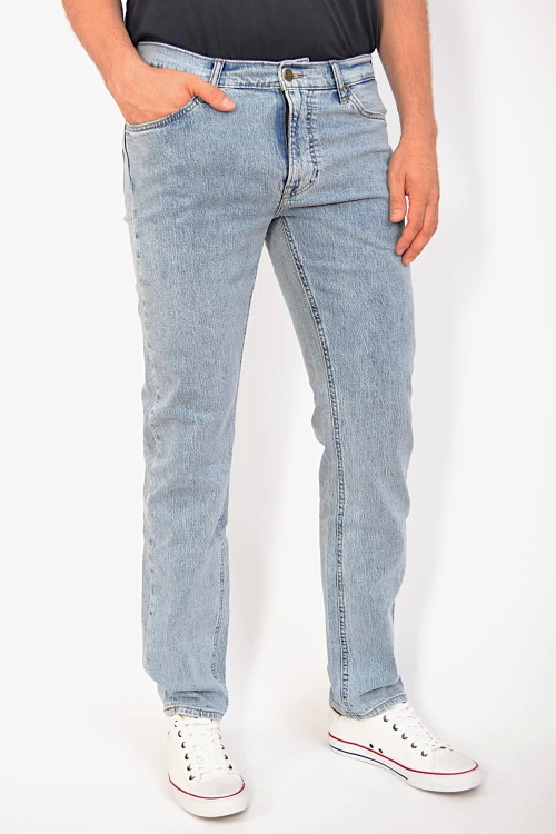 Lee Daren Zip Fly Electric Dreams jeansy męskie proste jasne - widok z przodu