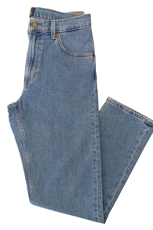 Lee Oscar Loose Tapered Light New Hill jeansy męskie luźne zwężane - zbliżenie na nogawki
