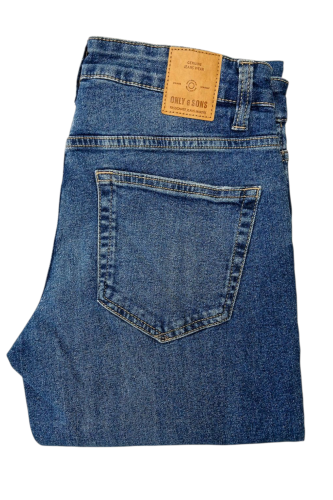 Jeansy męskie zwężane Only & Sons Onsloom Slim Blue