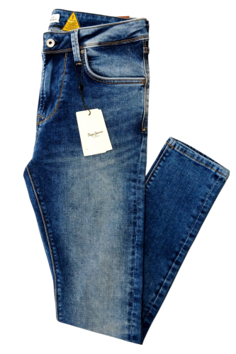 Pepe Jeans Skinny Mason Denim jeansy męskie rurki - zbliżenie na nogawki