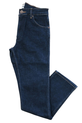 Wrangler Greensboro 803 Regular Straight Day Drifter jeansy męskie proste granatowe - widok na nogawki
