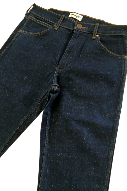 Wrangler Greensboro 803 Regular Straight Day Drifter jeansy męskie proste granatowe - widok z przodu