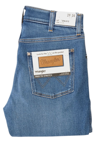 Wrangler Larston 812 Slim Tapered Rustic jeansy męskie zwężane