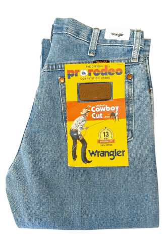 Wrangler 13MWZ Cowboy Cut Antique Wash proste jeansy męskie bez streczu