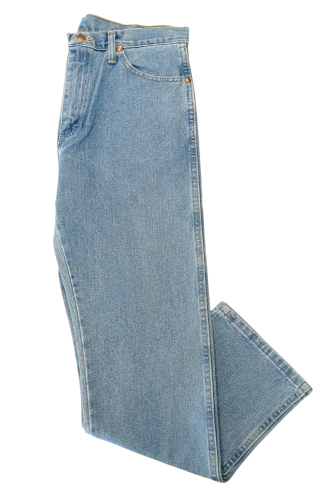 Wrangler 13MWZ Cowboy Cut Antique Wash proste jeansy męskie bez streczu - widok na nogawki