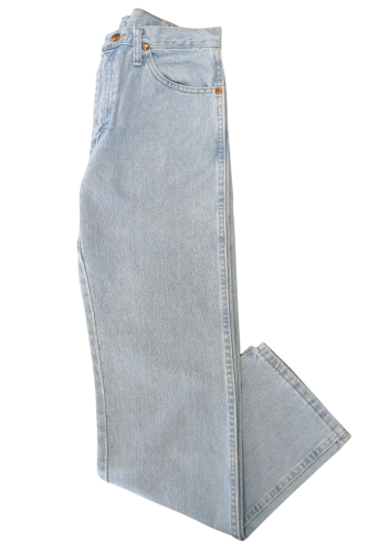 Wrangler 13MWZ Cowboy Cut Bleach proste jeansy męskie jasne bez streczu - widok na nogawki
