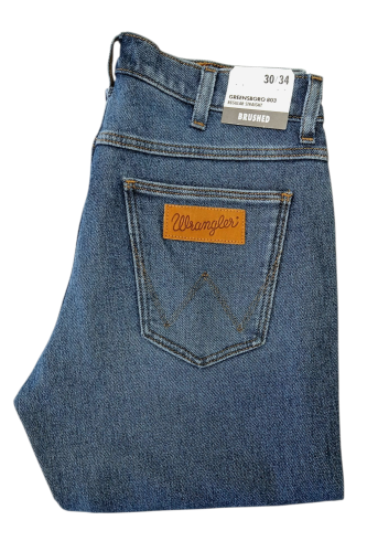 Wrangler Greensboro 803 Regular Straight Blanket Bay jeansy męskie proste