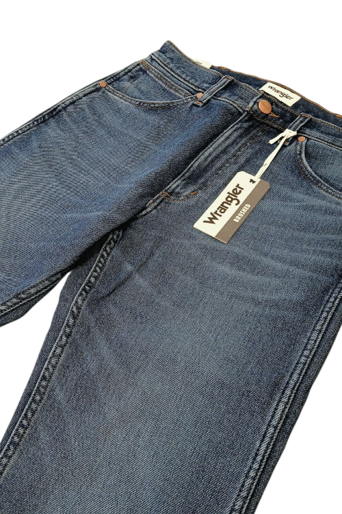 Wrangler Greensboro 803 Regular Straight Blanket Bay jeansy męskie proste - zbliżenie na materiał