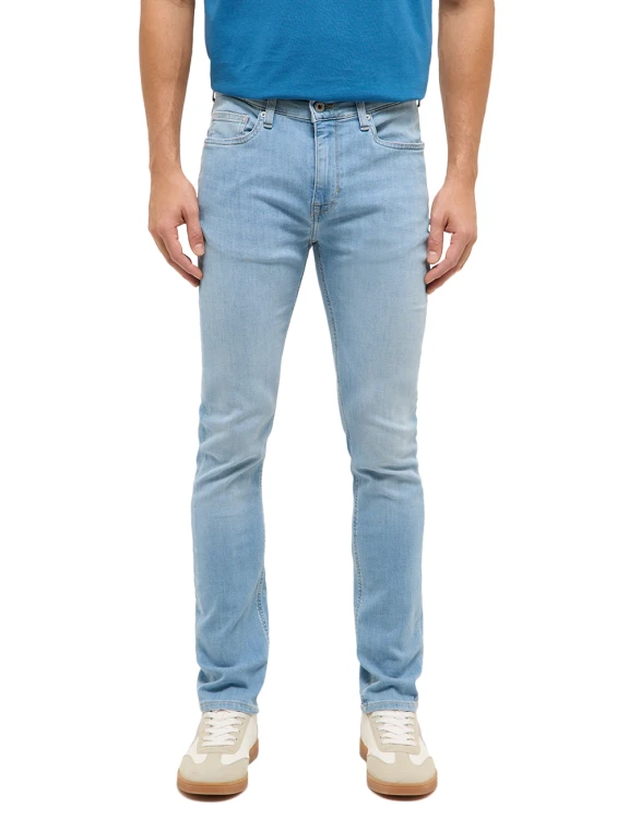 Mustang Frisco Skinny cienkie jeansy męskie jasne rurki