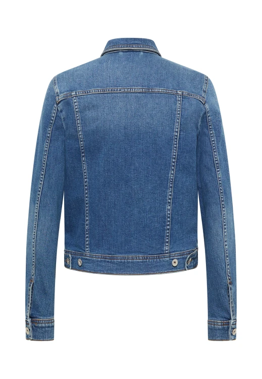 Mustang Santa Rosa Denim Blue kurtka jeansowa damska - widok z tyłu