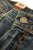 Levi's 504 Regular Straight Dark Wash jeansy męskie niebieskie - zbliżenie na materiał