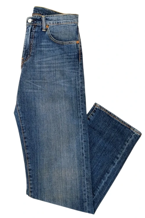 Levi's 751 Standard Fit Dark Stonewash jeansy męskie niebieskie - widok z przodu