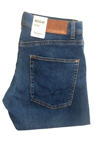Jeansy męskie niebieskie Pepe Jeans Regular Track Denim