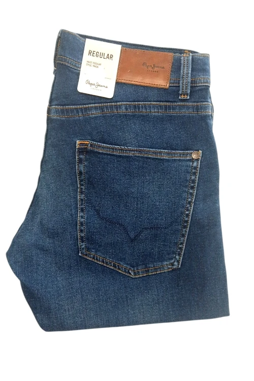 Jeansy męskie niebieskie Pepe Jeans Regular Track Denim