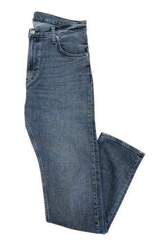 Lee Rider Slim Worn In Shadow jeansy męskie szare - widok z przodu