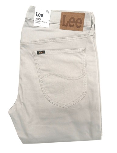 Lee Daren Regular Straight Drizzle spodnie męskie jasnoszare