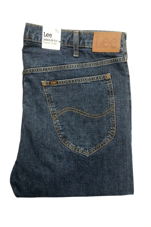 Lee Daren Zip Fly Voyage ciemne jeansy bez streczu