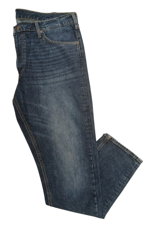 Lee Daren Zip Fly Voyage ciemne jeansy bez streczu - widok z przodu
