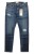 Calvin Klein Slim Taper Denim Dark jeansy męskie zwężane z przetarciami - widok z przodu