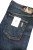 Calvin Klein Slim Taper Denim Dark jeansy męskie zwężane z przetarciami - zbliżenie na tylną kieszeń