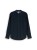 Granatowa koszula męska na stójce bawełniano-lniana Tom Tailor Regular Cotton Linen Shirt - rozłożona na płasko