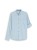 Koszula męska błękitna z długim rękawem Tom Tailor Structured Shirt Regular - rozłożona na płasko