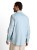Koszula męska błękitna z długim rękawem Tom Tailor Structured Shirt Regular - widok z tyłu