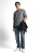 Koszula męska bawełniana szara Tom Tailor Regular Fit Shirt - widok na cały model