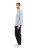 Koszula męska Slim Fit niebieska Tom Tailor Fitted Shirt With Texture - ujęcie na cały model