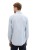 Koszula męska Slim Fit niebieska Tom Tailor Fitted Shirt With Texture - widok z tyłu